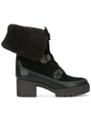 SEE BY CHLOÉ SEE BY CHLOÉ SHEARLING LINED BOOTS - BLACK