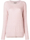N•PEAL cable-knit jumper