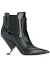 CASADEI LAYERED ANKLE BOOTS