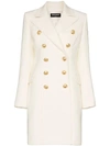 BALMAIN DOUBLE BREASTED CASHMERE BLEND COAT