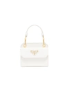 PRADA PRADA WHITE LOGO MINI LEATHER BAG