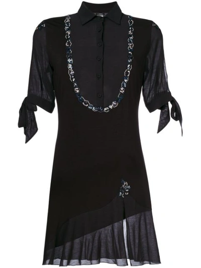 La Perla Opal Blooms Nightdress - Black