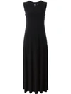 Norma Kamali Jersey Long Dress In Black