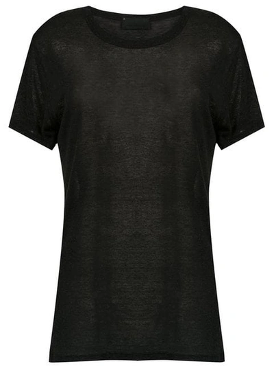 Andrea Bogosian Printed T-shirt In Black