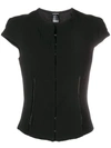 ANN DEMEULEMEESTER STRUCTURED FRONT CLASP TOP