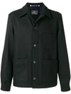 PS BY PAUL SMITH PS BY PAUL SMITH BUTTON-UP JACKET - BLACK