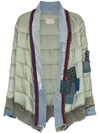 GREG LAUREN 'PADDED KIMONO' PATCHWORK AND QUILTED JACKET