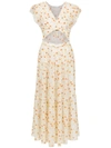 NK NK PRINTED SILK DRESS - NEUTRALS