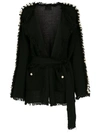 ANDREA BOGOSIAN ANDREA BOGOSIAN EMBELLISHED COAT - BLACK