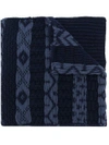 CALVIN KLEIN 205W39NYC woven-detail scarf