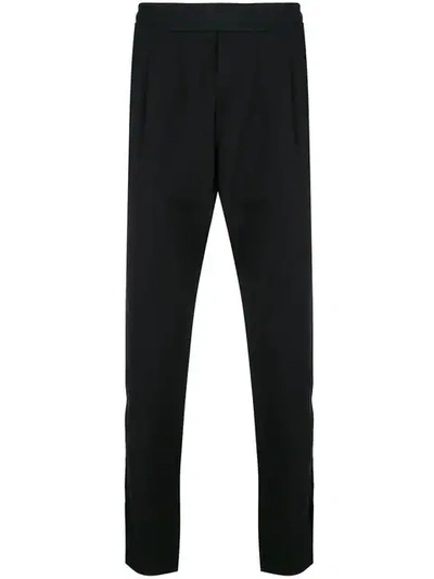 Low Brand Elasticated Waist Track Trousers In Black