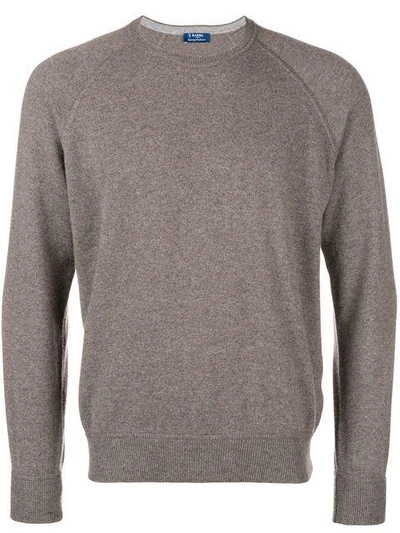 Barba Loose Fitted Sweater In 039 Marrone