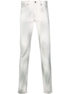 GIVENCHY GIVENCHY DUSTED SLIM-FIT JEANS - WHITE