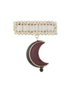 BLAZÉ MILANO BLAZÉ MILANO MOON CHARM BROOCH - METALLIC