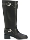 GIVENCHY STUDDED RIDING BOOTS