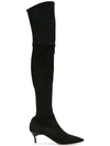 CASADEI OVER-THE-KNEE POINTED TOE BOOTS