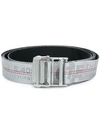 OFF-WHITE OFF-WHITE CLASSIC INDUSTRIAL BELT - GREY