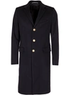 GIVENCHY WOOL AND CASHMERE SINGLE-BREASTED COAT,10674921