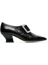 DORATEYMUR HAN COURT 50 LEATHER BUCKLE PUMPS