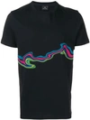PS BY PAUL SMITH PS BY PAUL SMITH PRINTED T-SHIRT - BLACK
