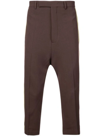 Rick Owens Cropped Tailored Trousers - Pink