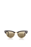 CELINE ROUND SUNGLASSES IN ACETATE WITH MINERAL GLASS LENSES,10675410