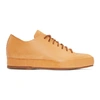 FEIT FEIT TAN HAND SEWN LOW SNEAKERS
