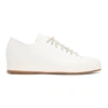 FEIT FEIT WHITE HAND SEWN LOW-TOP SNEAKERS
