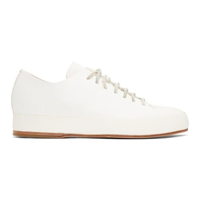 Feit White Hand Sewn Low-top Trainers
