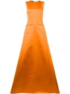 ROCHAS flared evening gown