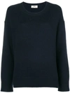 SMINFINITY SMINFINITY LOOSE KNIT SWEATER - BLUE