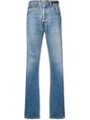 NIGHT MARKET high rise straight jeans
