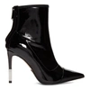 BALMAIN BALMAIN BLACK PATENT BLAIR BOOTS