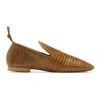 LEMAIRE LEMAIRE TAN SOFT LOAFERS