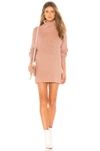 Free People Softly Structured Knit Tunic In Mauve