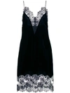 Stella Mccartney Lace Trim Cami Dress In Black