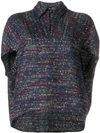 TALBOT RUNHOF SPARKLE TWEED TOP