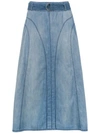 TUFI DUEK DENIM MIDI SKIRT