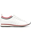 THOM BROWNE THOM BROWNE LEATHER RUGBY RUNNING SHOE - WHITE