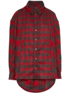 Y/PROJECT Y / PROJECT DOUBLE FRONT LUMBERJACK SHIRT - RED
