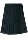 THOM BROWNE School Uniform Mini-Pleated Miniskirt