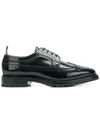 THOM BROWNE SHINY LEATHER LONGWING BROGUE