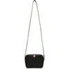 THOM BROWNE THOM BROWNE BLACK MINI BUSINESS BAG