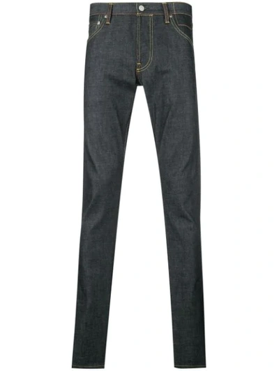 Visvim Slim Fit Jeans In Blue