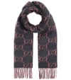 GUCCI Alpaca and wool scarf,P00345286