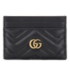 GUCCI GG MARMONT LEATHER CARD HOLDER,P00203192