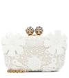 ALEXANDER MCQUEEN KING AND QUEEN LACE CLUTCH,P00350977