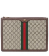 GUCCI GG SUPREME PORTFOLIO POUCH,P00334507