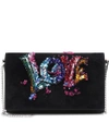 CHRISTIAN LOUBOUTIN PALOMA EMBELLISHED SUEDE CLUTCH,P00340619