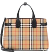 BURBERRY The Medium Banner check tote,P00334398